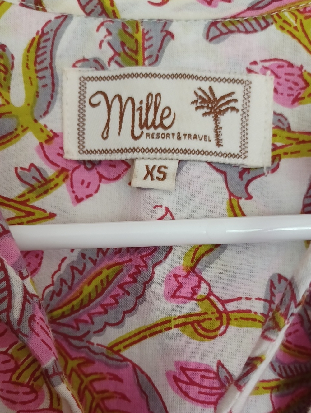MILLE Saffron Midi Dress Pink Lily SZ XS Feminine Flowy Floral Cottagecore - Picture 3 of 16
